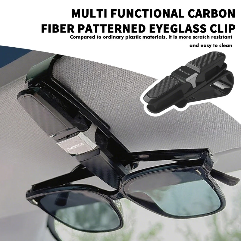 For Chery Omoda Car Glasses Case Universal Sun Visor Eyeglass Holder Clip Card Ticket 5 C5 E5 C9 9 EV PHEV 2025