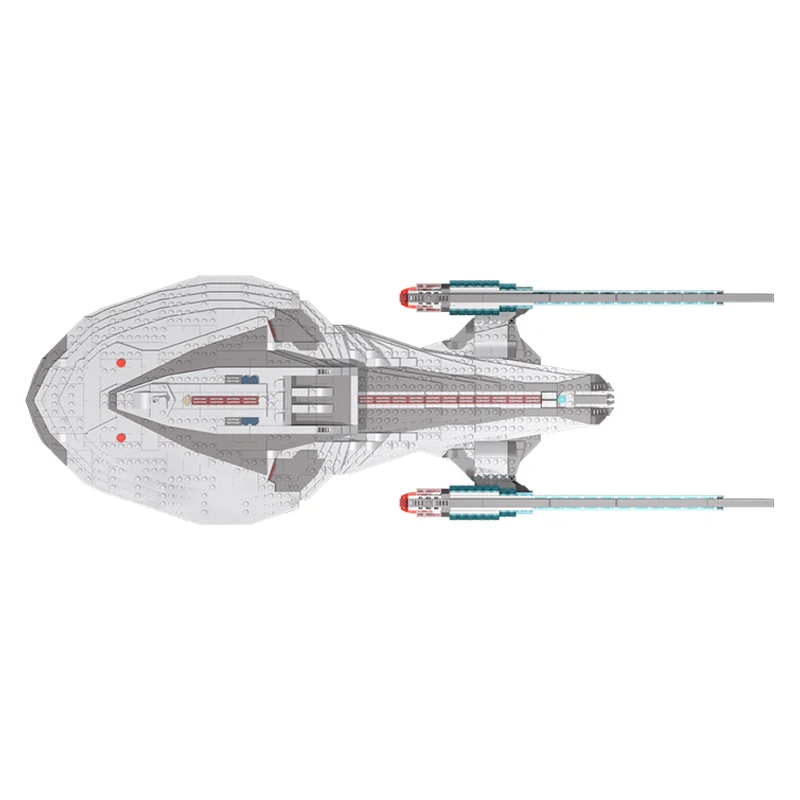 5406 Parts Interstellar Exploration Vessel Smooth Surface MOC Series  Model Building Block DIY Assembly Bricks Toy For Kids Gift