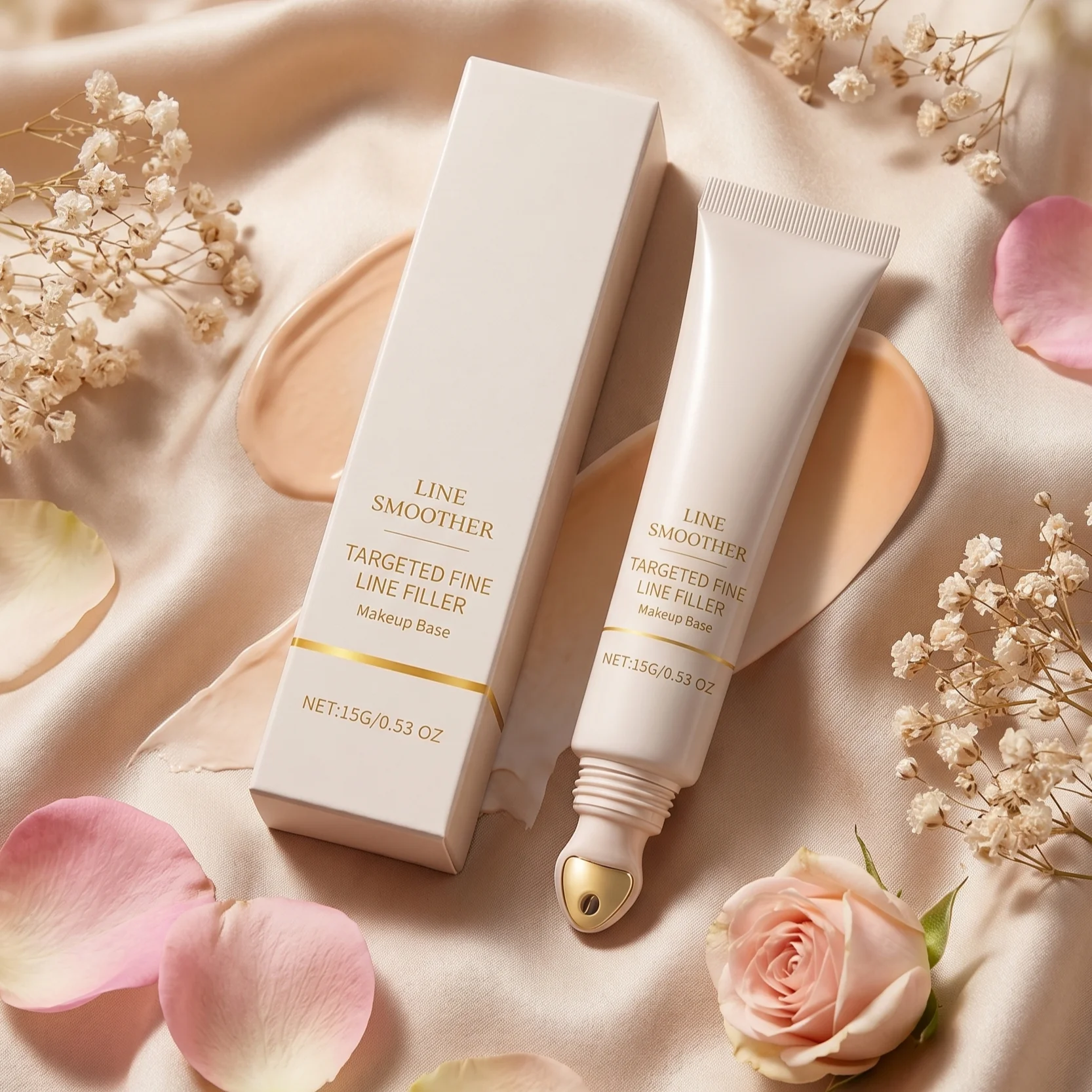 3-In-1 Softening Makeup Primer Hide Face Fine Lines Blemishes Oil Control Hydrating Lightweight Concealer Daily Face Makeup Base