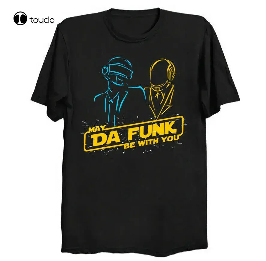 May Da Funk Be With You Space Wars Daft Punk música película Mashup camiseta negra Unisex personalizado Aldult adolescente Unisex moda divertida nueva