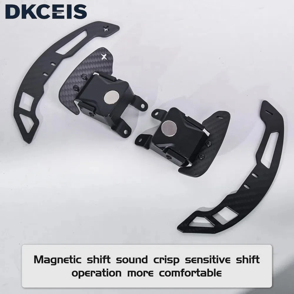 

Carbon Fiber Steering Wheel Paddle Extension Interior Decoration Accessories For Cadillac CT5 CT4 XT4 Magnetic Paddle Shifter