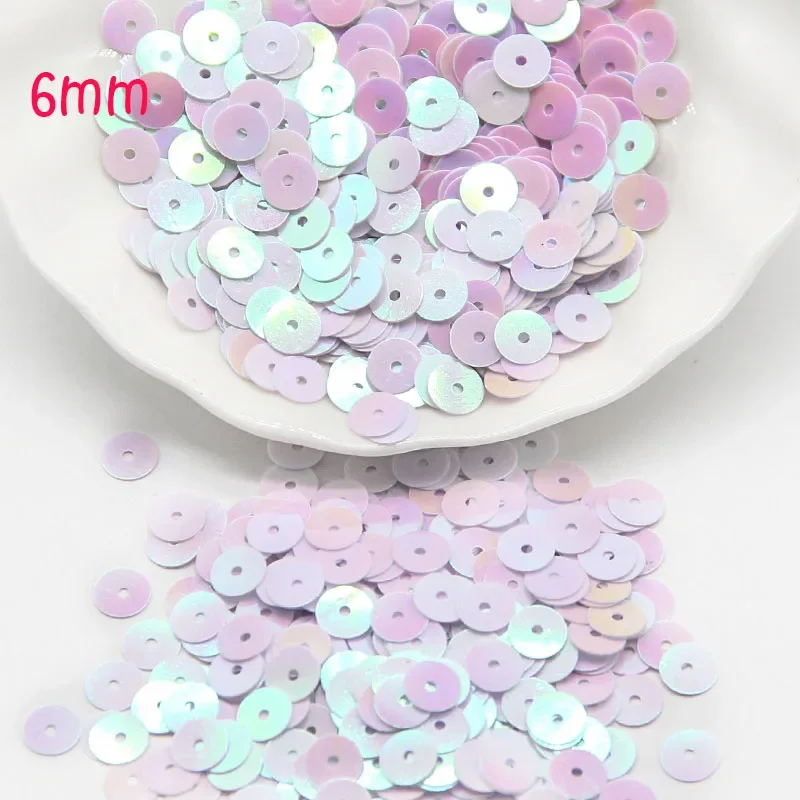 Wholesale 450g Glitter Sequins 3mm 4mm 5mm 6mm Pvc Flat Round Sequin for Needlework Paillettes DIY Sewing Craft Lentejuelas