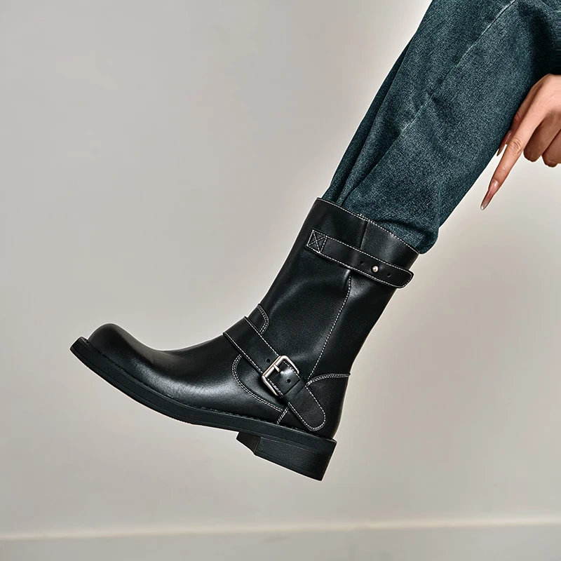 

Handmade Genuine Leather platform Boots Sexy Ankle boots,Fashion winter woman boots,knight boots,model boots