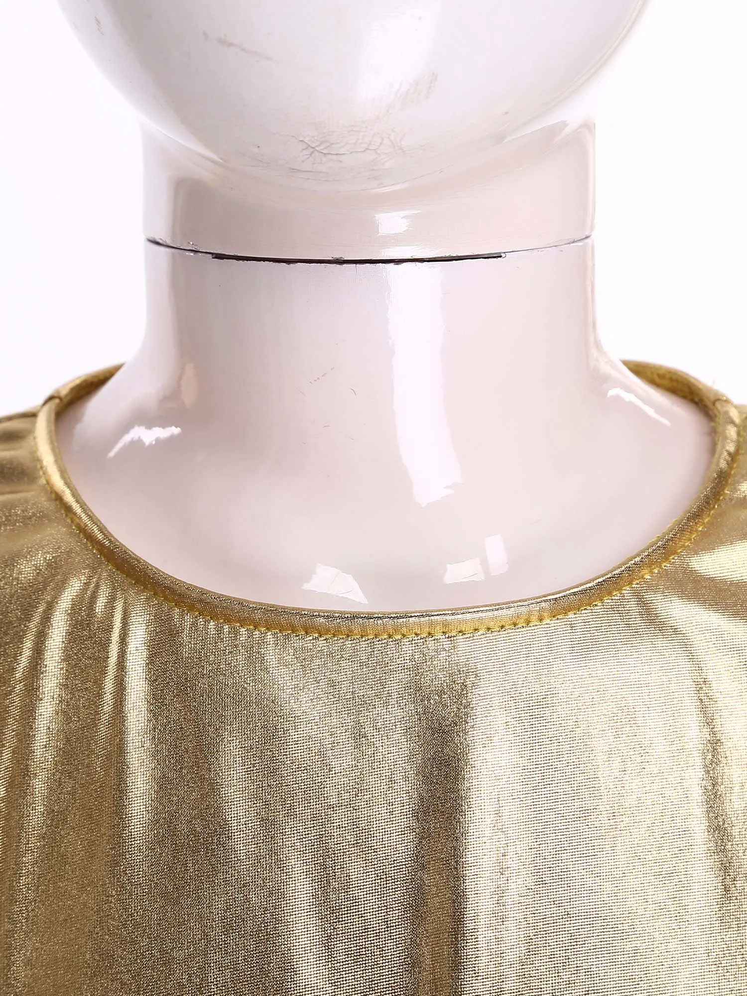 

Children's Tops Streetwear Girls Jazz Latin Dance Costume Cold Shoulder Kids Tassel Shiny Crop Top Fashion Tops Disco Outfit