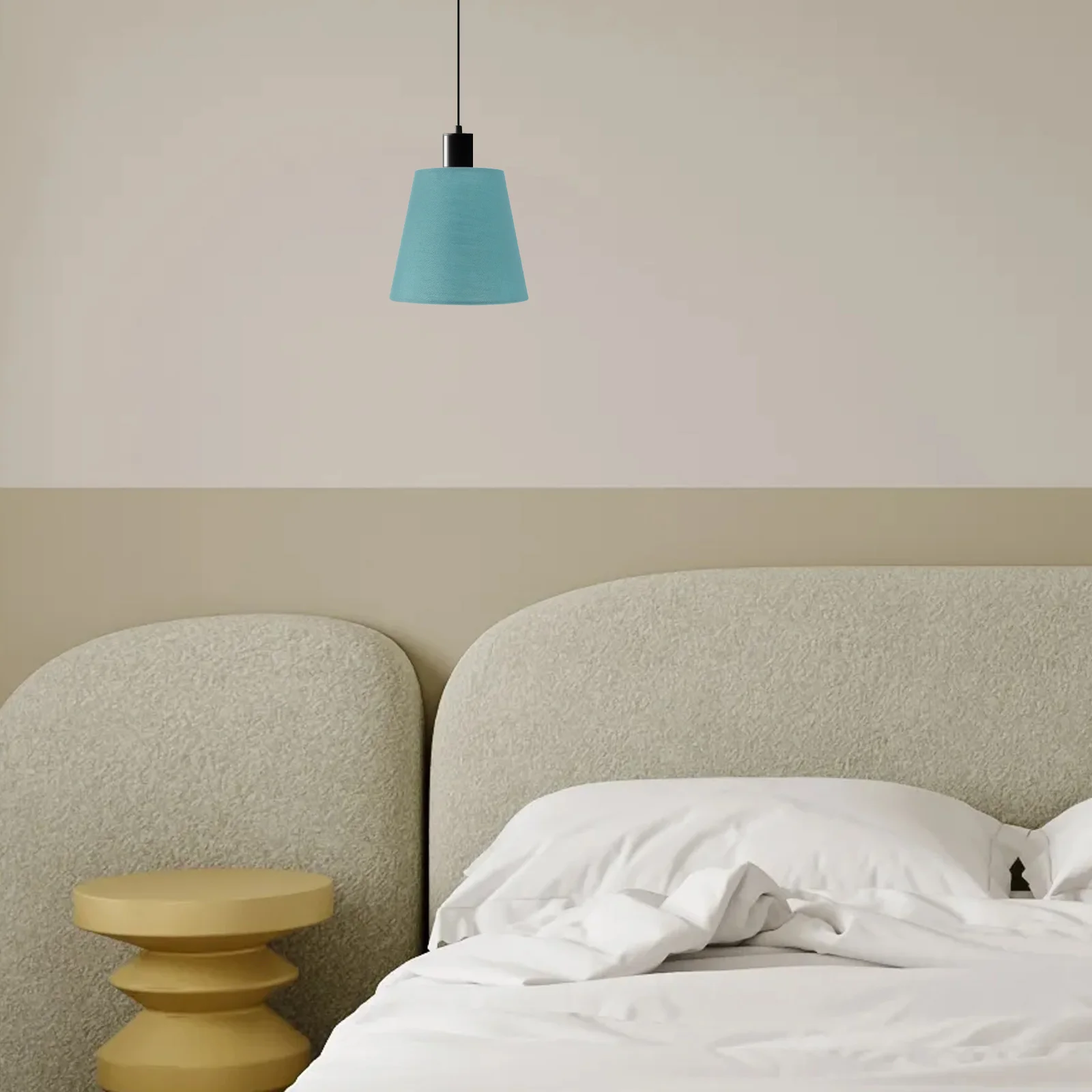 

2pcs Cloth Lamp Shades Fabric Lamp Replacement Covers For Table Floor Bedside Lamps Chandeliers Durable Fade Resistant