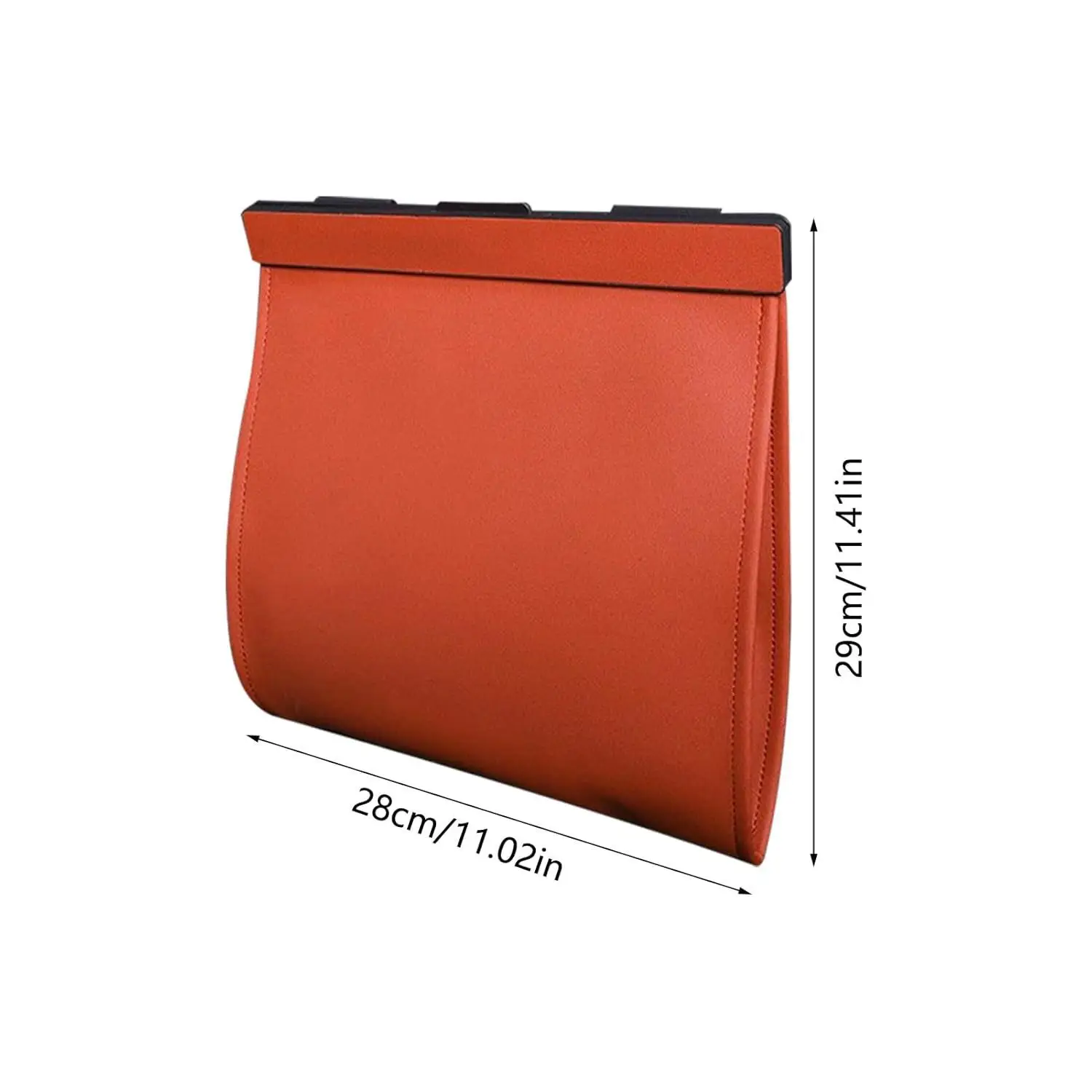 Leder-Auto-Mülleimer 1 Stück/2 Stück Auslaufsichere Magnetische Aufbewahrungstasche Sitz-Hängemüllbeutel Platzsparender Fahrzeug-Organizer – Detail 3