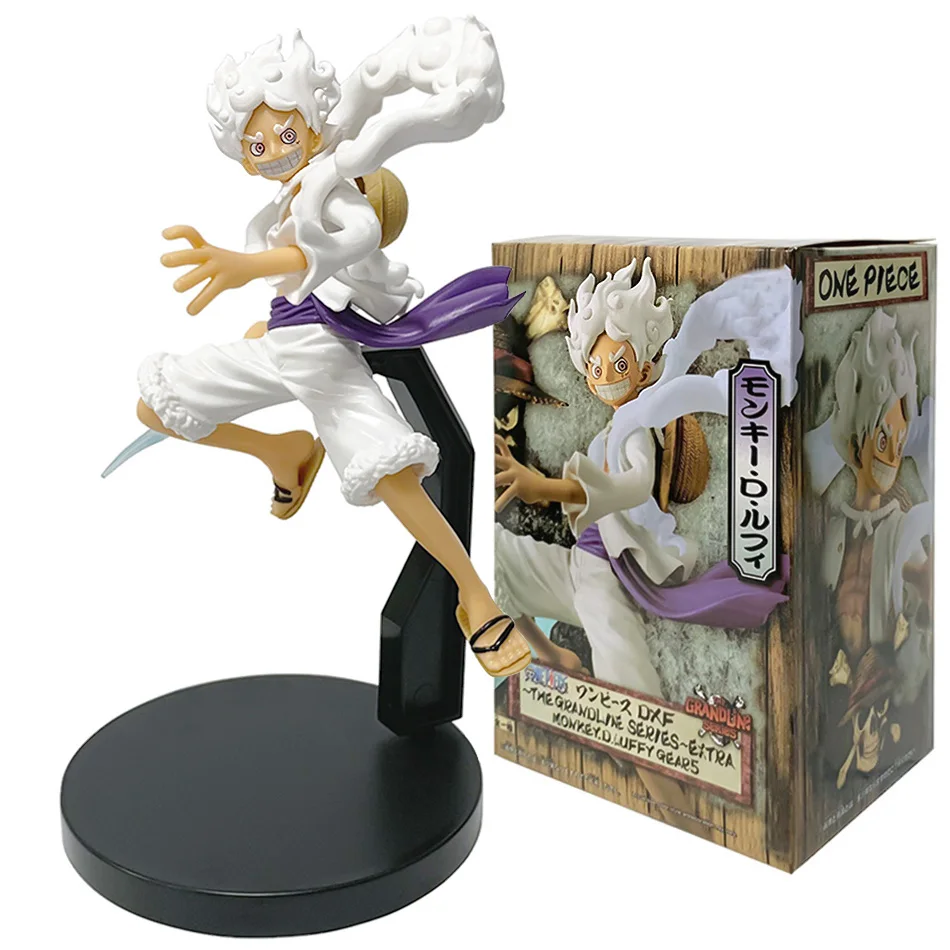 2026 ! 18cm Anime ONE PIECE Figur Spielzeug Nika Level 5 Monkey D Luffy Actionfiguren Puppen PVC-Modell Sammlerstück Statue Spielzeug Geschenke