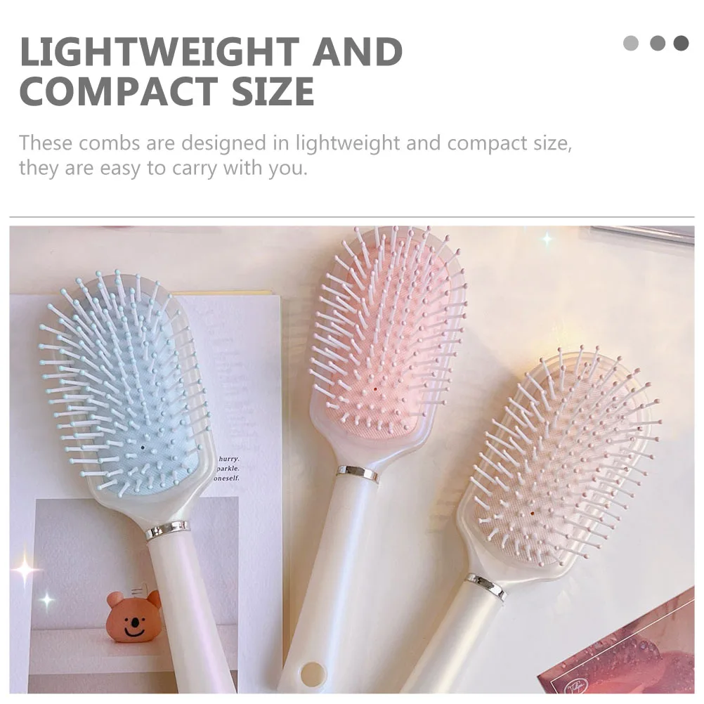 

Plastic Air Bag Comb Straightener Brush Anti Static Hairbrush Massager Detangling Combs Hair Styling Brushes Scalp Massage Tools
