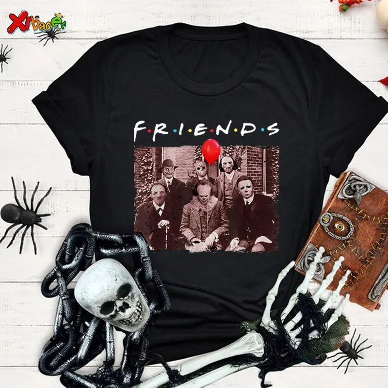 

Halloween Shirt Family Friends Kids T Shirt Boy Teenager Girl Clothing Children Clothes Mom Daddy Clothing Outfit Summer