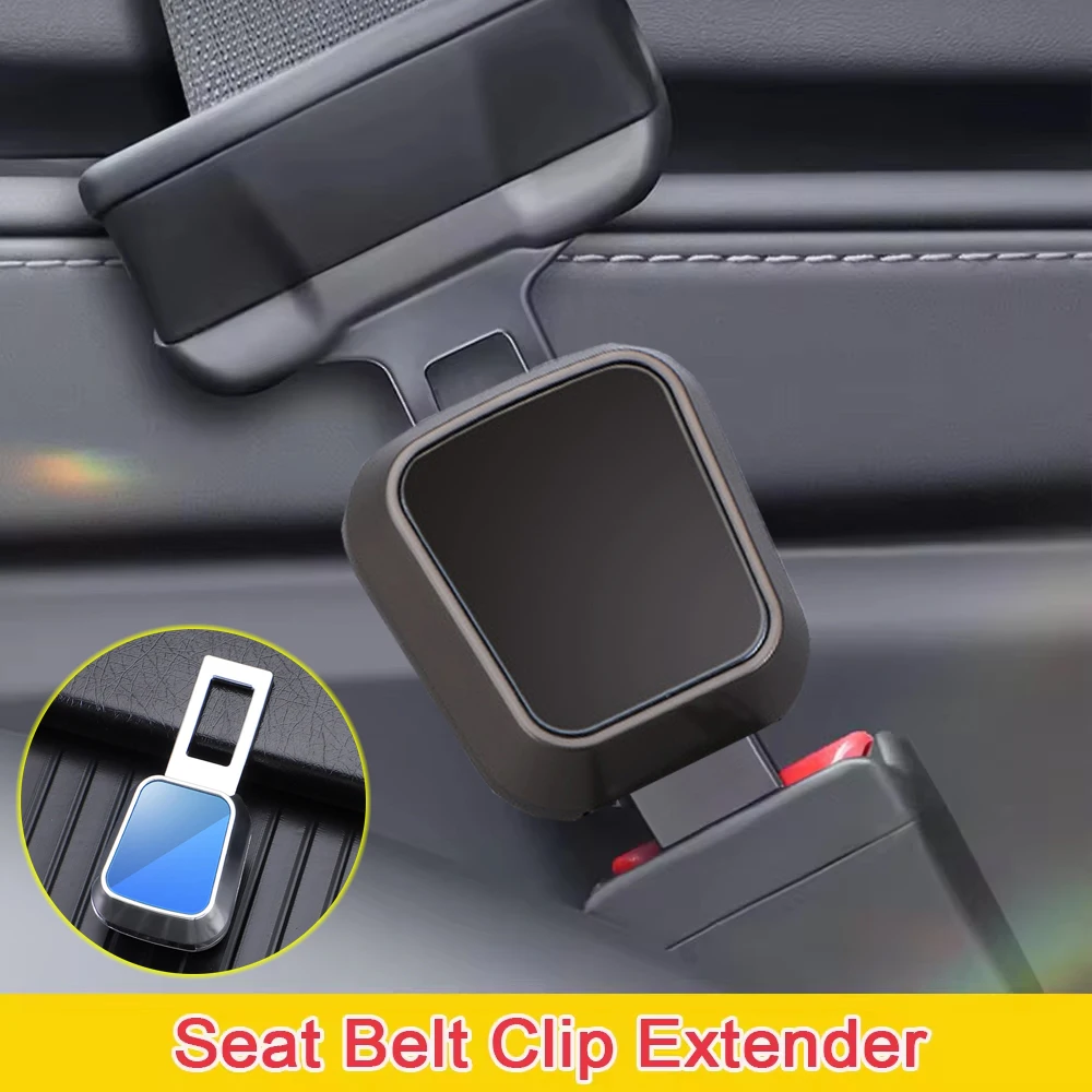 Car Universal Seat Belt Clip Extender Seat Belt Extender with Button Toyota Volkswagen Tesla Bmw Car Modification Accessories