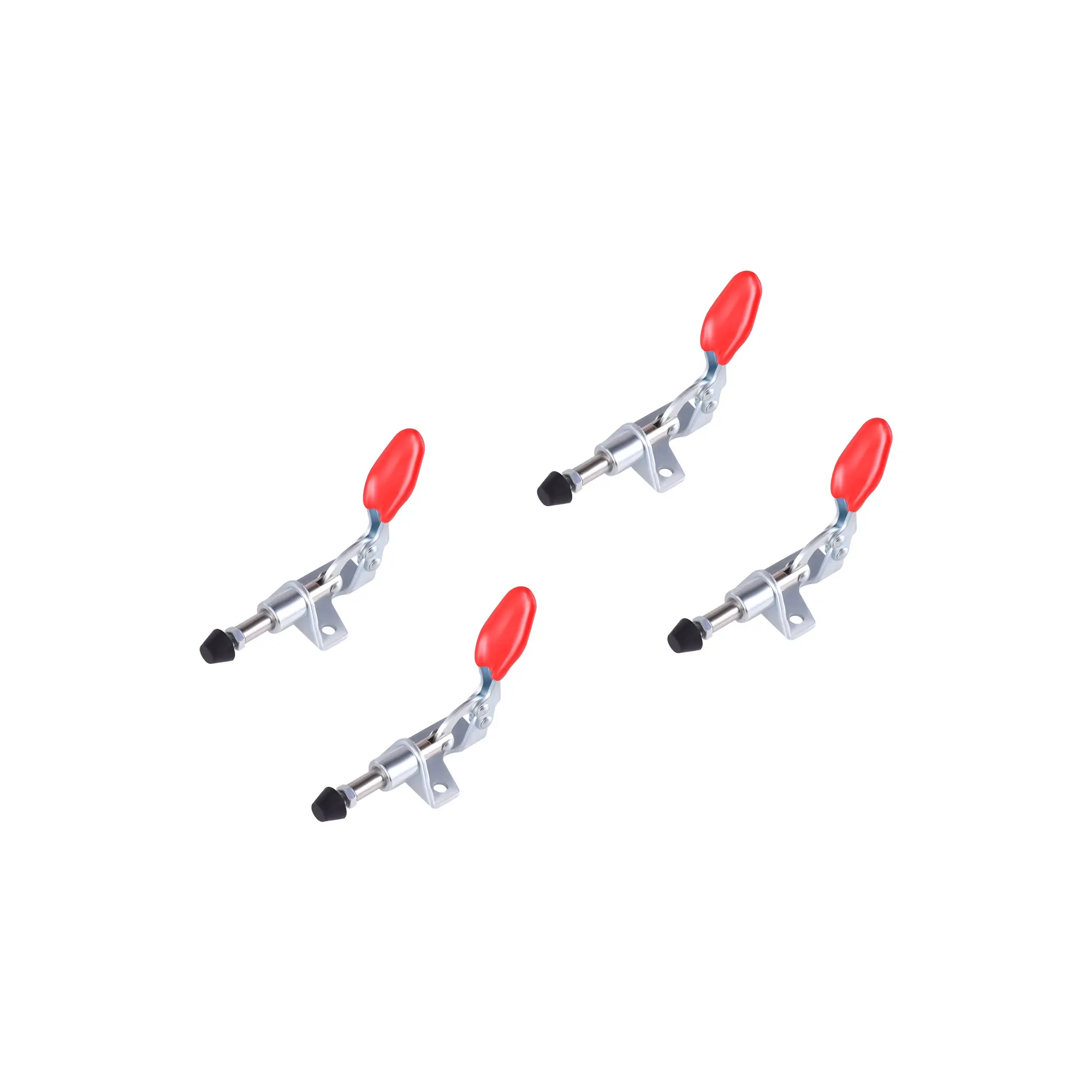 4pc Morsetti di tipo orizzontale a sgancio rapido GH-301AM Morsetto a levetta 45kg Push Pull Action Tool Lavorazione del legno Strumento manuale Morsetto a levetta