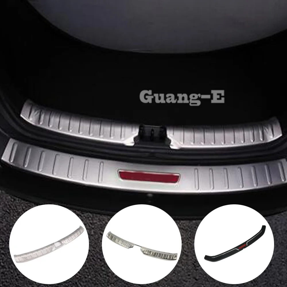

Car Rear Bumper Protection Trunk Trim Cover Stainless Steel Plate Pedal 1Pcs For Nissan Kicks 2017 2018 2019 2020 2021 2022 2023
