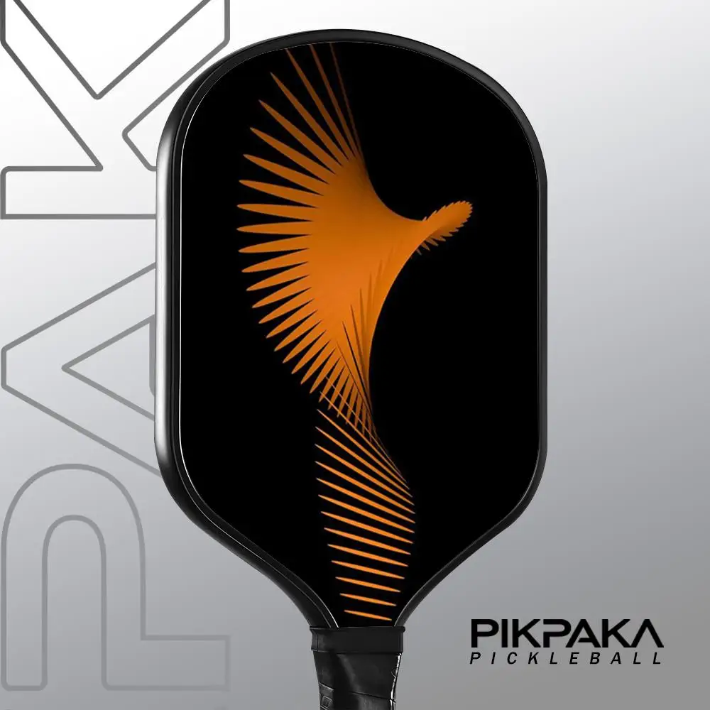 مجموعة مجداف كرة البيسبول الرياضية ذات التصميم البرتقالي المعتمدة من USAPA T700 من ألياف الكربون Unibody مع طاقة أساسية على شكل قرص العسل مقاس 16 مم #3