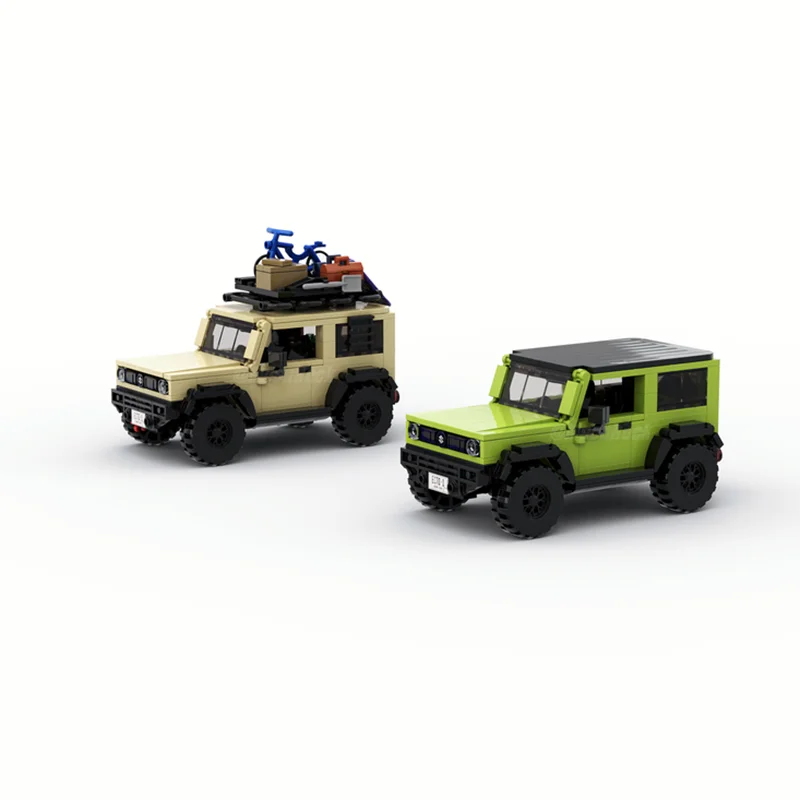 

Speed Champions Classic Light Sports Utility Vehicle Jimny_Lime Building Blocks ORV Off-road SUV Hobby Model Toys Bricks Gifts