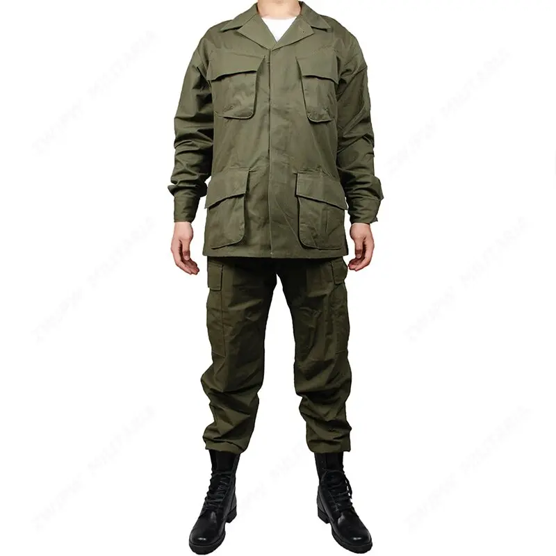 

Vietnam war US TCU jacket and pants paratrooper uniform three generations of war reenactments（no shoes，no Helmet）