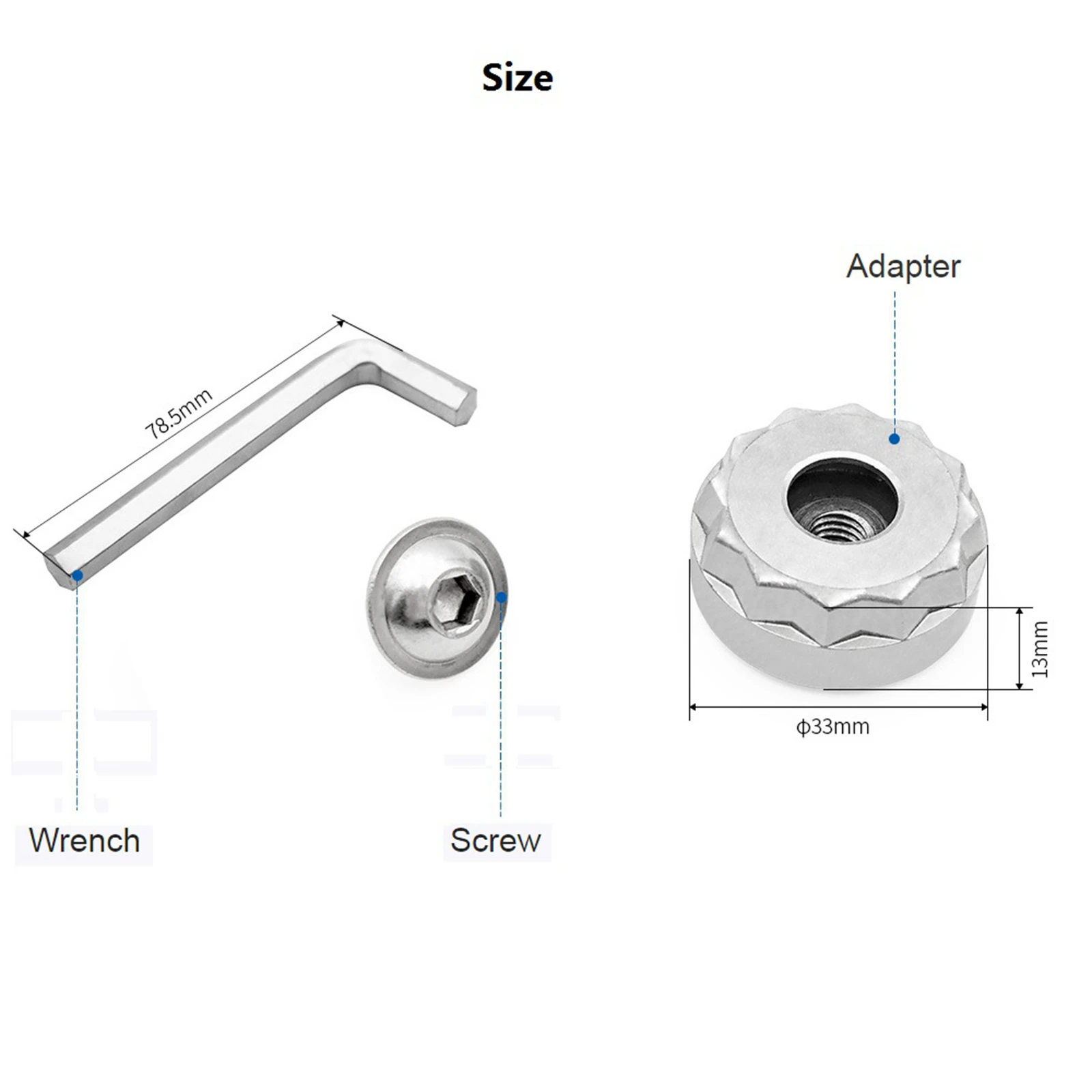 Power Oscillating Saw Blade Converter Kit For Star Lock Adapter Tool