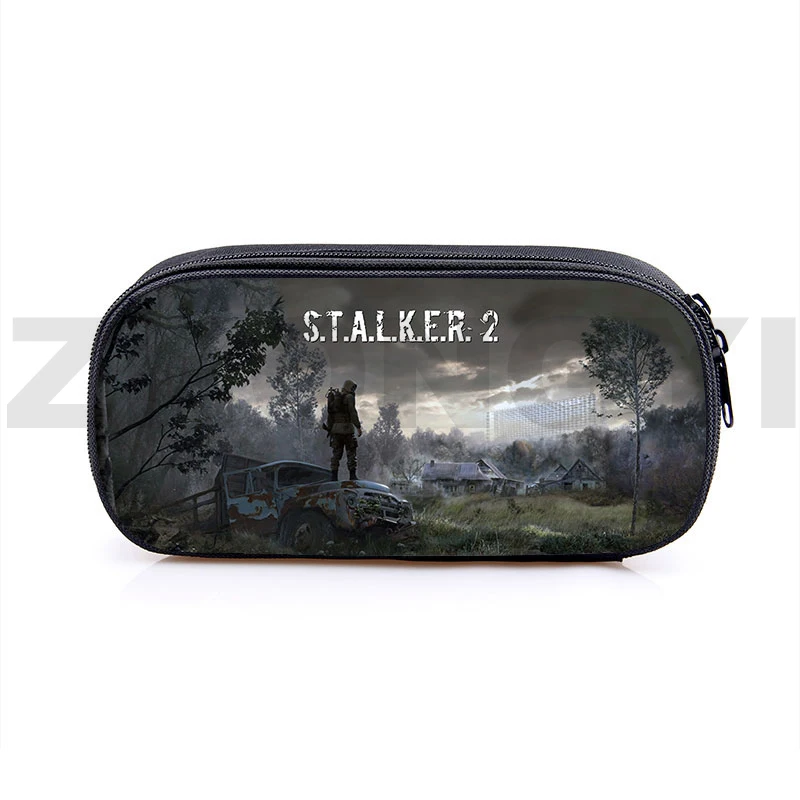 Anime Beauty S.T.A.L.K.E.R. 2 Heart of 3D Pencil Case Make Up Bag Shooting Stalker 2 Fashion Cartoon Merch Kids School Supplies