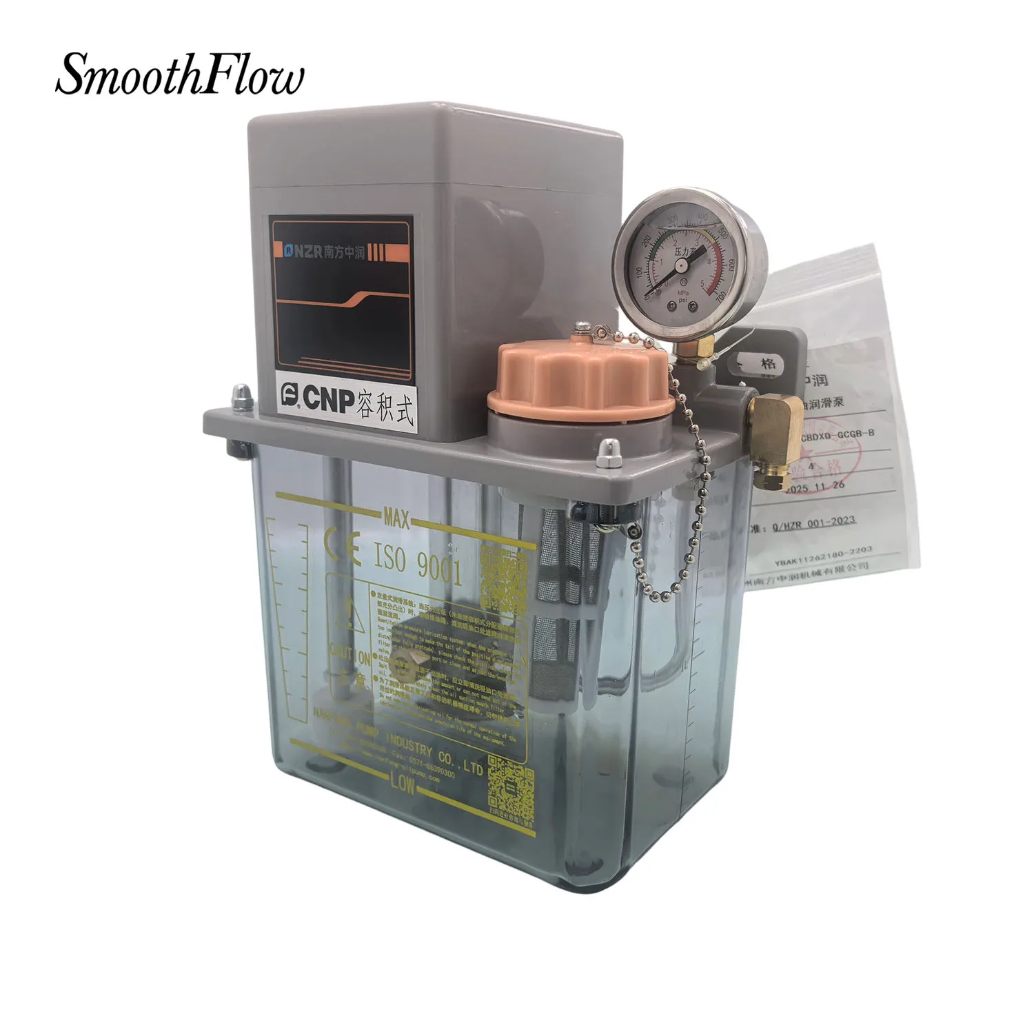 Semi-Auto Volumetric Oil Pump 1.5L 220V for Textile & Printing Machinery