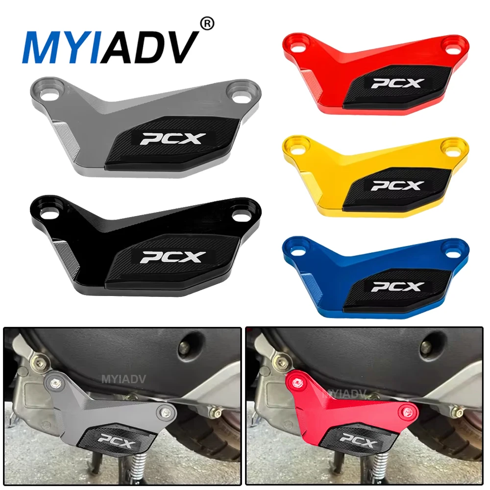 

For Honda ADV160 PCX1250 PCX160 Motorcycle Transmission Bottom Falling Protect Cover Gearbox Aluminum Alloy Crash Slider Guard