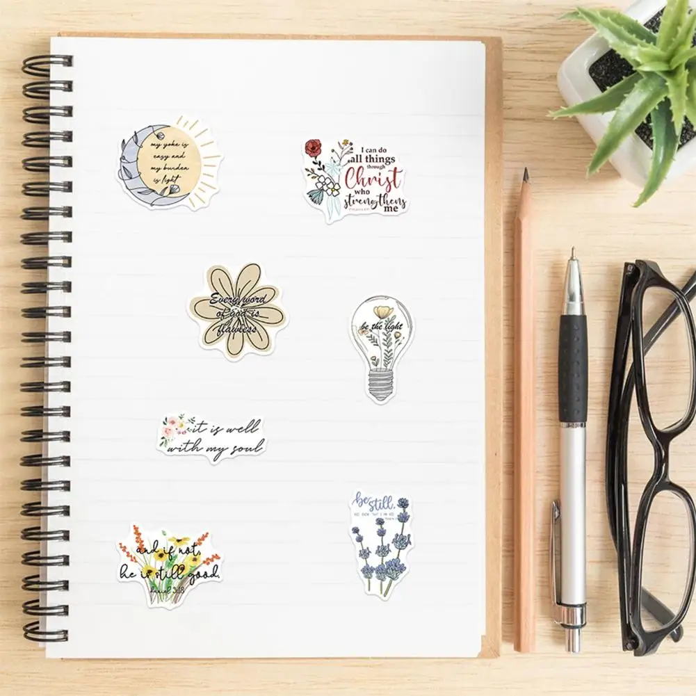 50Pcs/Bag Graffiti Sticker  Lovely Aesthetics Mood Notebook Sticker  Heat-resistant Doodle Sticker