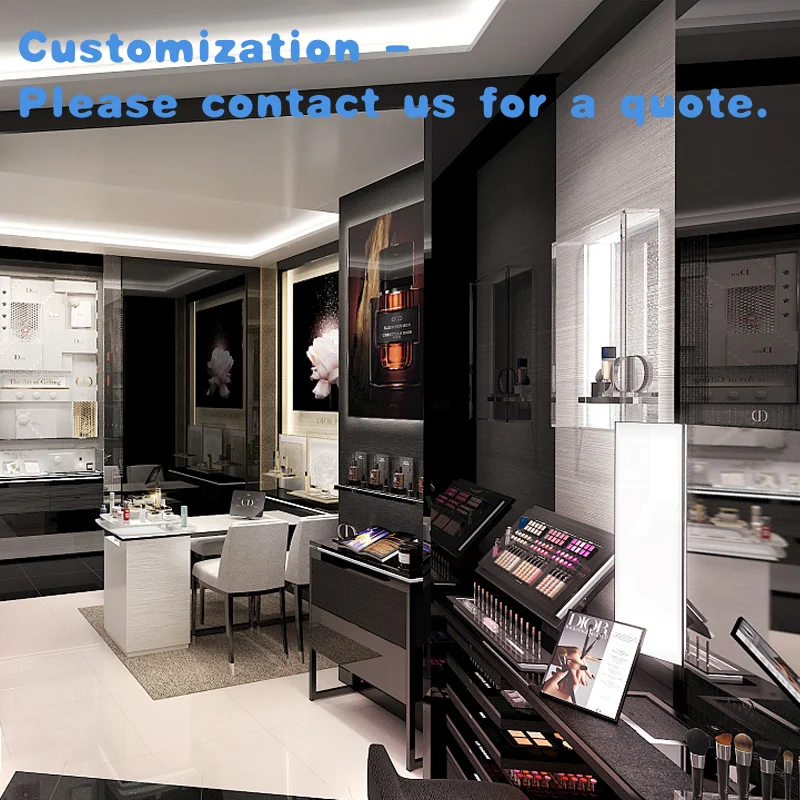 

custom.Beauty Shop Display Cabinet Nail Painting Supermarket Shelves Makeup Product Showcase Store Design Production