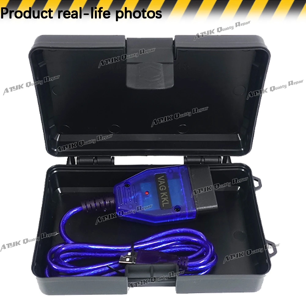 VAG KKL 409.1 With CH340T OBD 2 OBD2 Car Diagnostic vag com Interface Cable 409 1 For V-W Au-di S-koda S-eat Auto Scanner Tool