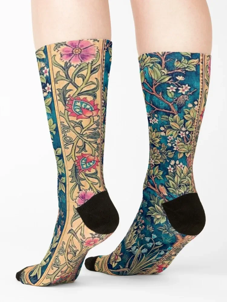 William Morris - Tree of Life, No,3. Socks FASHION new in\'s Sports Run Ladies Socks Men\'s