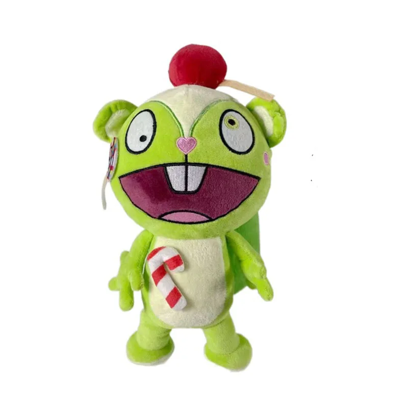 28cm HTF Happy Tree Friends Anime Happy Tree Friends Soldier Fliqpy Plush Toys Dolls Military Flipy Doll Plush Toy for Kids Gift