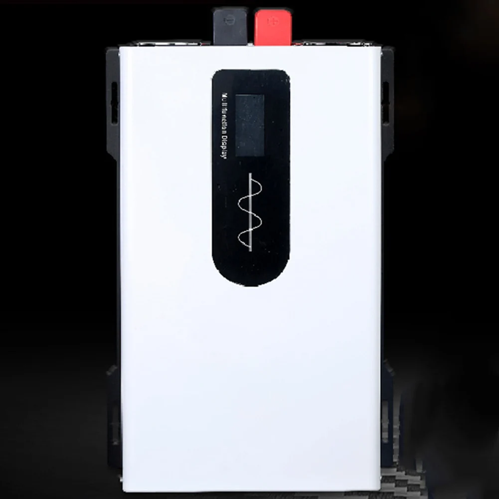 1000W Pure Sine Wave Car Power Inverter 12V Input to 220V Output with HD Smart Display and Automatic Overload Cut-Off