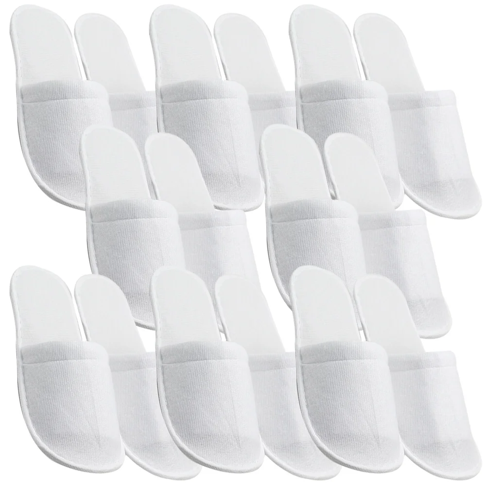 

8Pairs Anti Slip Disposable Slippers Soft Comfortable Hotel Spa Slippers One Time Use Guest Salon Travel Foot Care