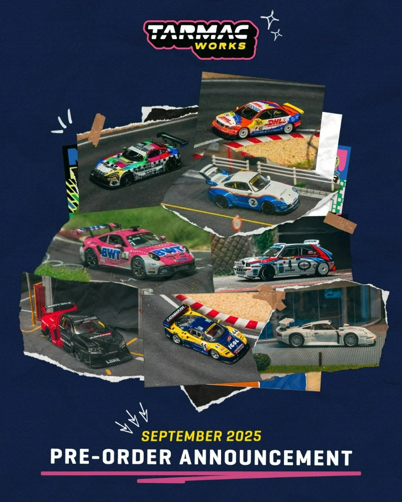 

** PreOrder** Tarmac Works 1:64 F355 / Hiace / RWB964 ** PreOrder**