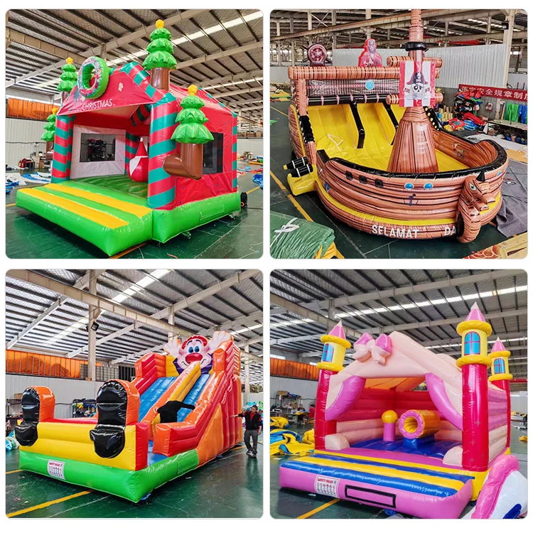 Corrediça inflável gigante do golfinho dobro do PVC da água da piscina do quadro com tamanho customizável do ventilador para crianças brincam