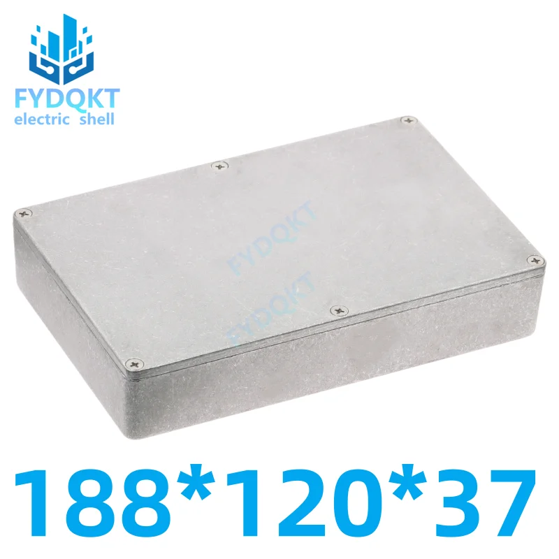 Aluminum Case 1590DD Diecast 188X120X37mm Enclosure box Waterproof Guitar Stompbox Accessory for DIY Guitar Effect Pedal project