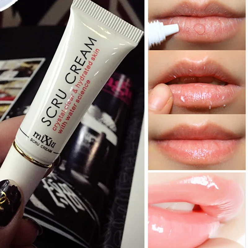 

New Professional Moisturizing Full Lips Cosmetics Remove Dead Skin Gel MIXIU Brand Propolis Lip Care Exfoliating Scrub