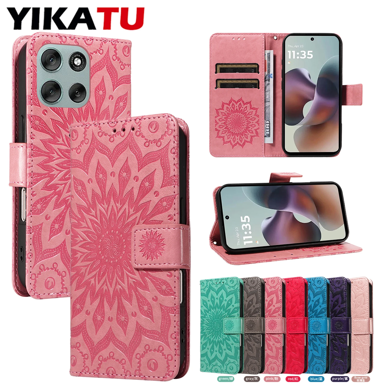 

Wallet Case For Motorola Moto X50 X70 air E13 E14 E20 E22 E22i E30 E32 E32S E40 Edge 40 NEO 50 Pro 50 Ultra 5G 2025 70 60 Fusion