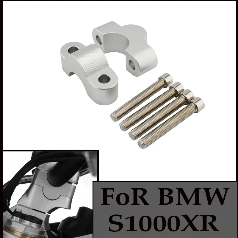 

For BMW S1000XR New S 1000 XR 2020 2023 Motorcycle Handlebar Riser Handle Bar Clamp Extend Adapter CNC Aluminium alloy