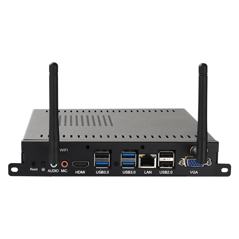 OPS11-Mini PC avec processeur i3, i5, i7, 4 Go, 8 Go de RAM, 128 Go, 256 Go SSD, prise en charge de Windows 10, Wi-Fi, Gigabit Ethernet, VGA, écran HDMI