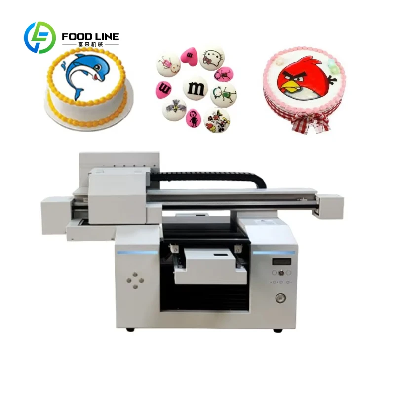 Customized Manufacturer UV Printer for Food Image Printing Machine Cakes and Chocolates Cookies Mooncake Cupcake Printer Machine