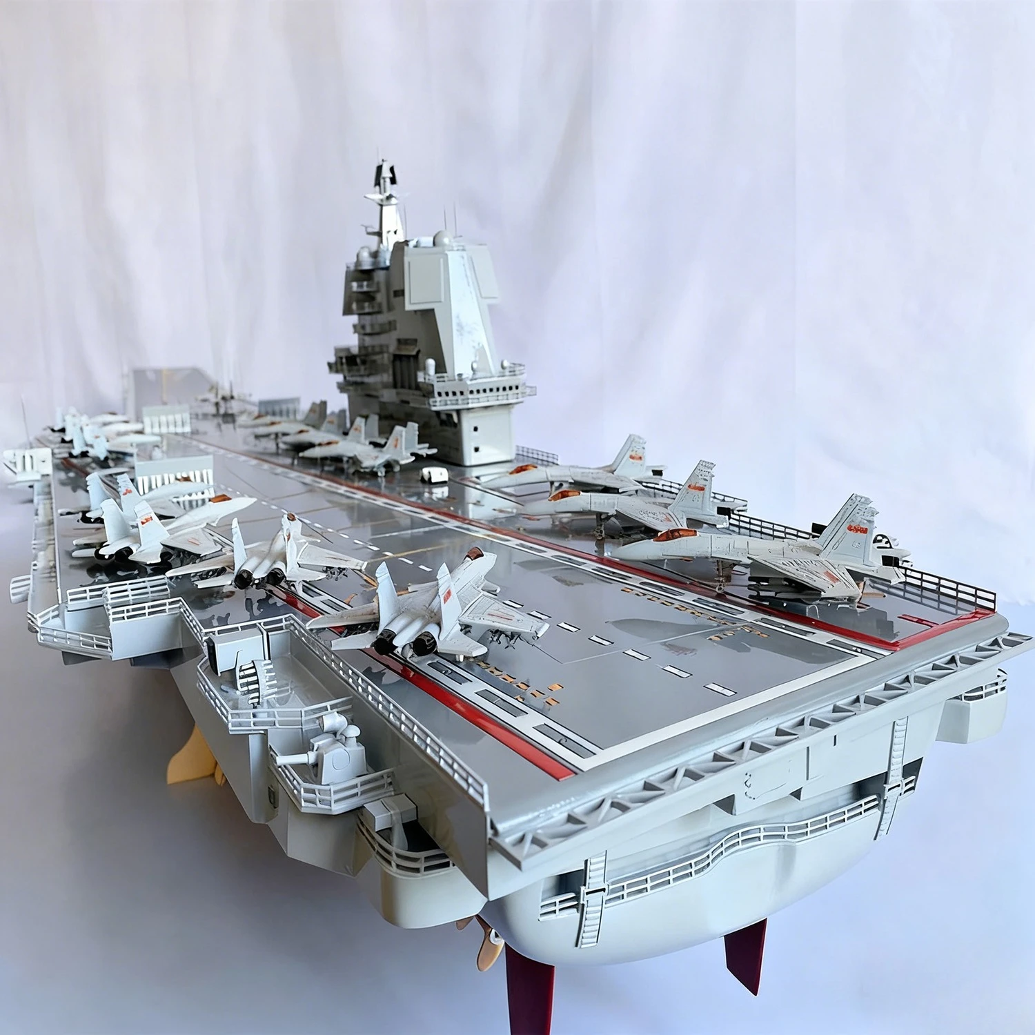 RC Ships1/200 حاملة الطائرات قارب التحكم عن بعد 156 سنتيمتر عالية القوة الألياف الزجاجية بدن RC Schiffe نموذج السفينة لعبة سفينة حربية نموذج #6