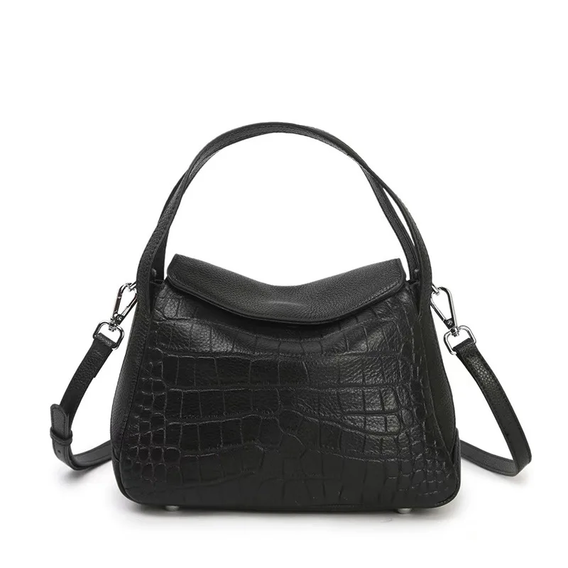 

2025 New! Women's Top-Grain Leather Convertible Tote | Casual Chic Commuter Shoulder Bag | Office To Weekend Crossbody Purse