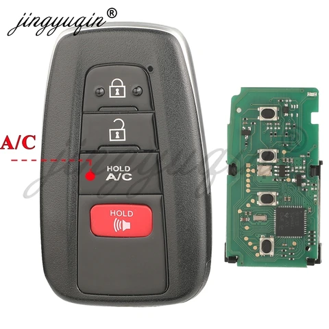 Умный Ключ-пульт Для Toyota Prius Prime, Avalon, Camry Hybrid 0351/0410 P4=A9 312/314 МГц 06220/06240 HYQ14FBE 14FBC A/C Sedan