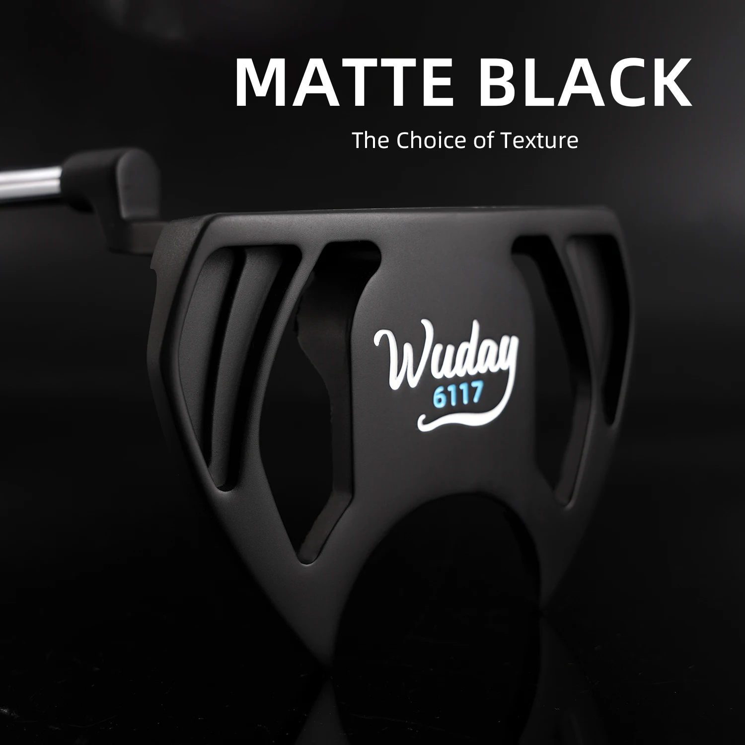 

Right-Handed Universal Golf Putter, Cast Stainless Steel Shaft, Low Center of Gravity Design, Non-Slip Grip with Aiming Line - Suitable for Beginners, Black, High-End Golf Equipment, Modern Golf Gear, Durable Alloy Shaft, High-Quality Putter