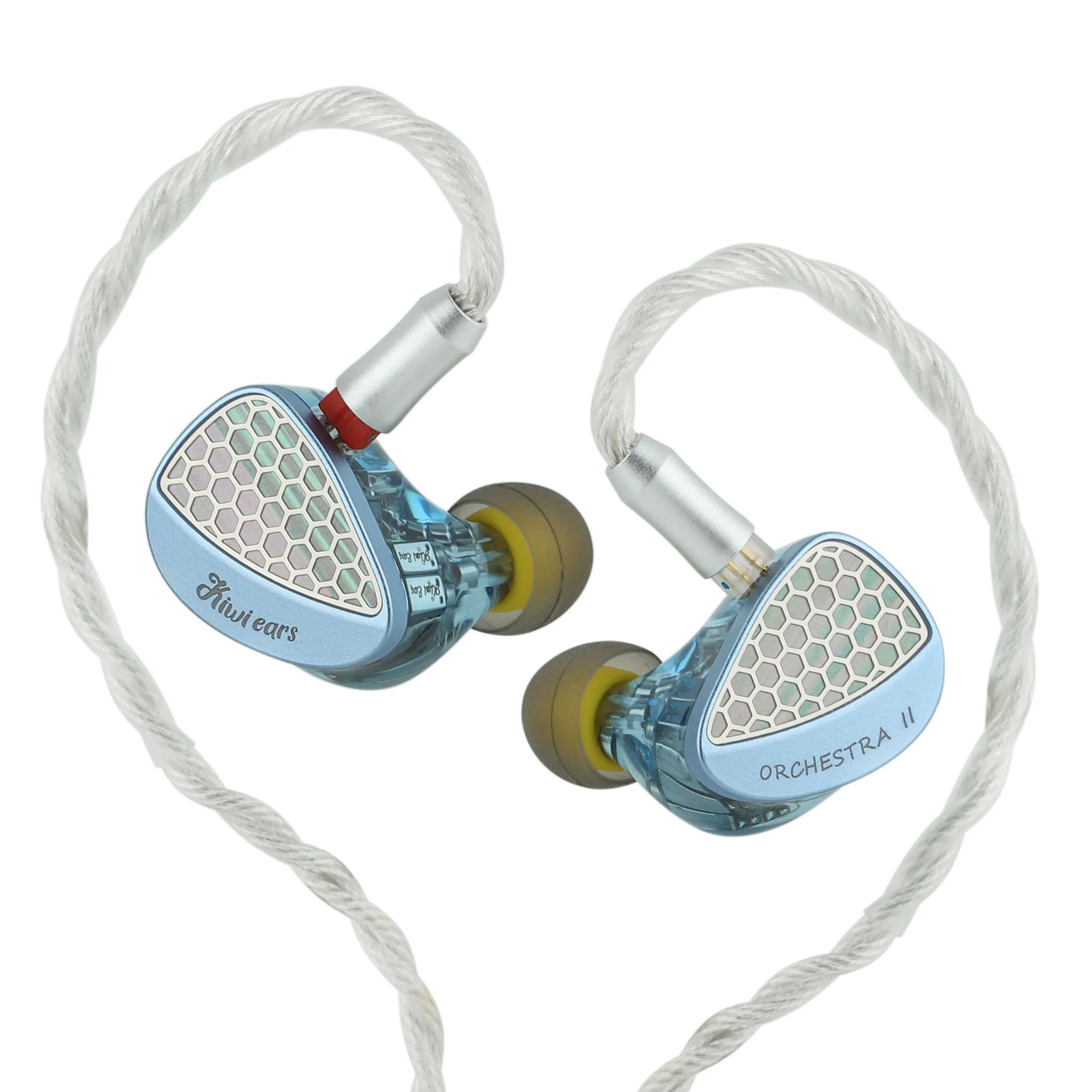 Kiwi ears OrchestraⅡ ブルー Linsoul Kiwi Ears Orchestra II 10BA Professional In-Ear Monitor