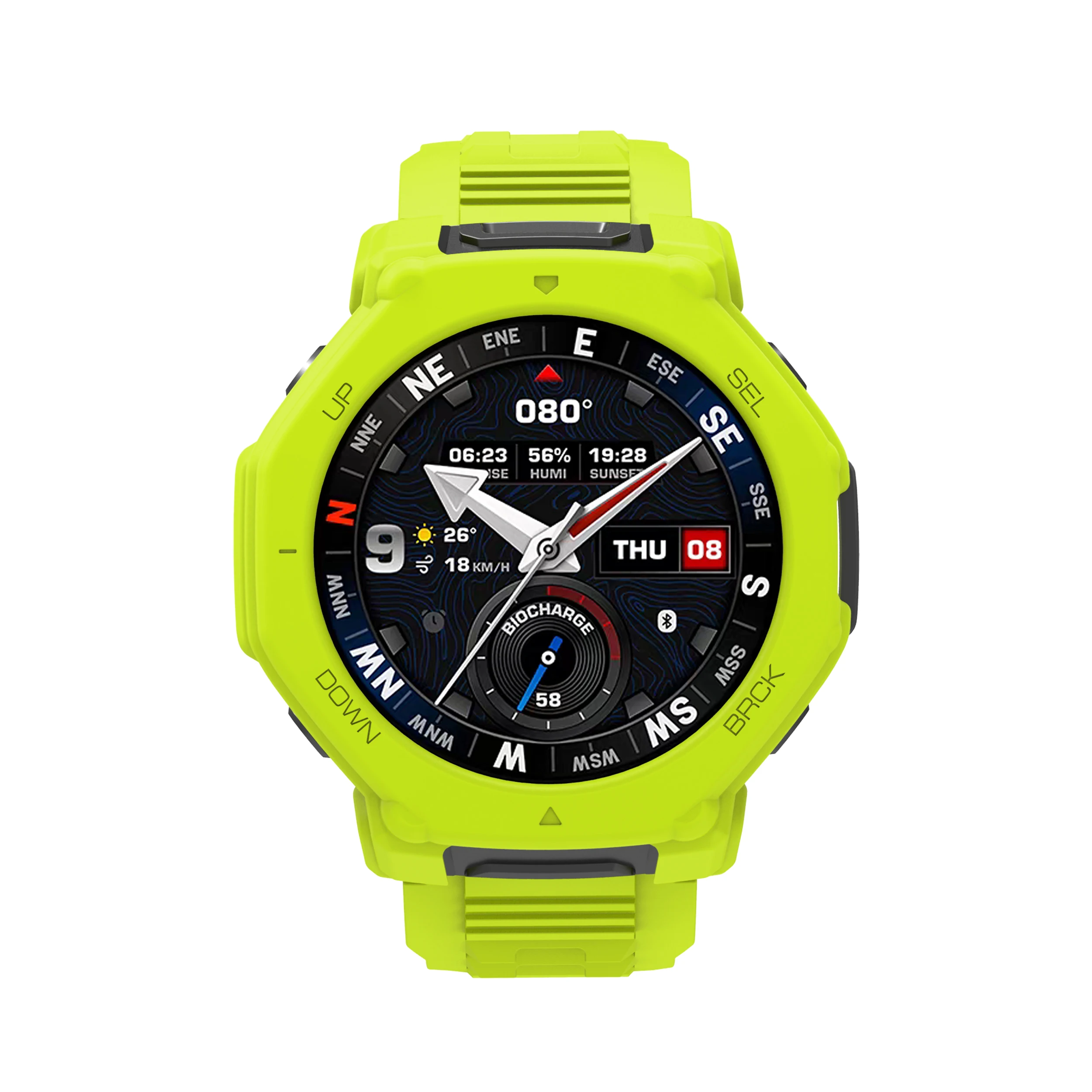 Silicone Case + Band for Amazfit T-Rex3 Pro 48MM Strap Cover Protectors Case for Amazfit T-Rex 3Pro 48MM Bezel Frame