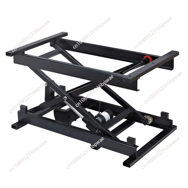 300kg multifunctional electric wired remote control coffee table dining table 24V lifting hardware folding iron frame