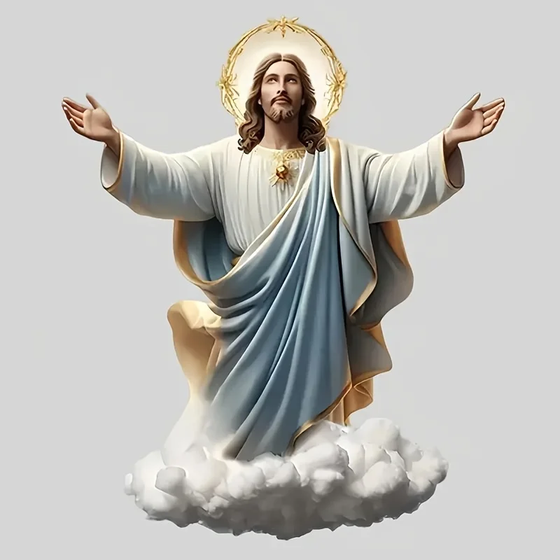 

Креативные религиозные наклейки с изображением Иисуса для машин, ноутбуков, грузовиков и мотоциклов - крышка царапин и дверей с виниловыми наклейками