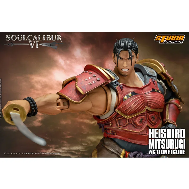 100% In Stock Original Storm Toys SOULCALIBUR VI Heishiro Mitsurugi Anime Action Collection Figures Model Toys