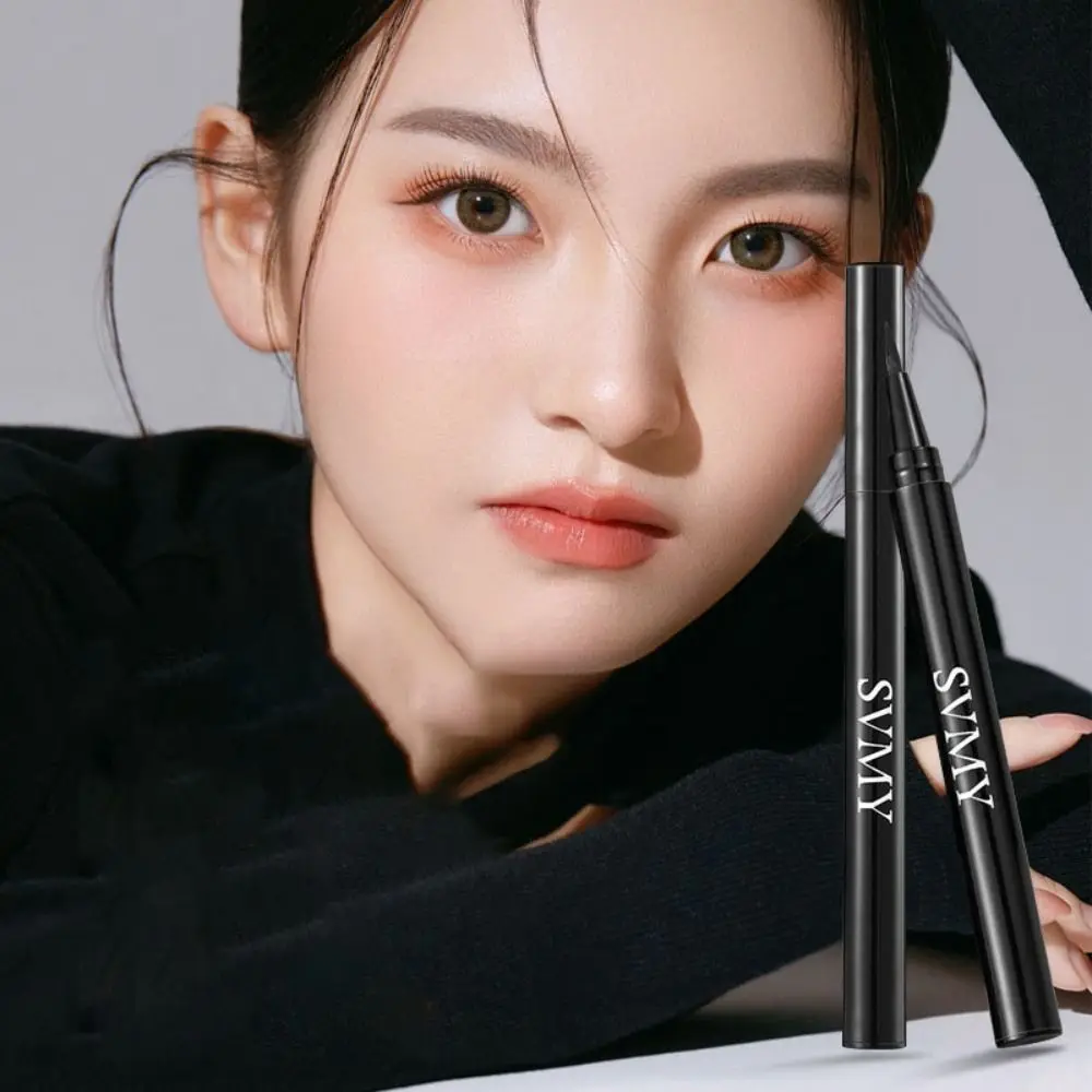 新しい防水液体アイライナーペンシル長期的な汗防止黒アイライナー速乾性アイライナーペンメイクアップ美容