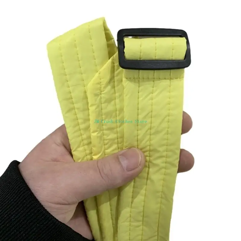 

K1ME Down Belt with Adjustable Buckle Women Belt Overcoat Waist Belt for Trench Coat Men Coat Belt Replacement