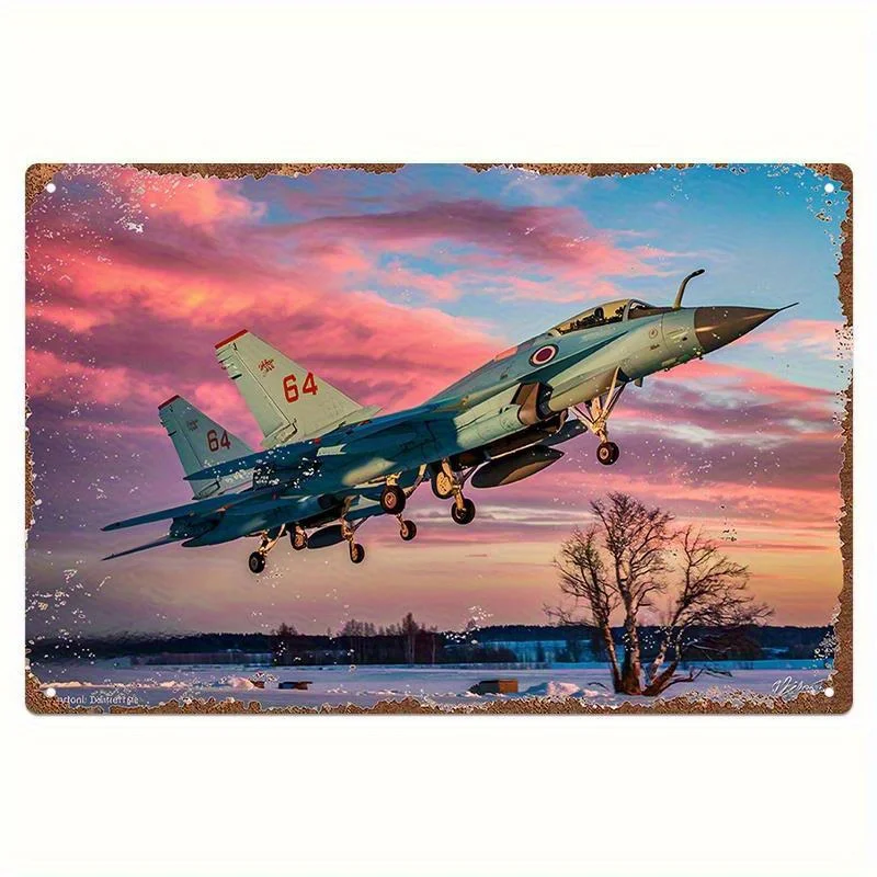 Raumdekoration Eine stilvolle Wanddekoration aus Aluminium, perfekt als Geschenk. Dieses Kunstposter im Vintage-Stil ist für Heim-DIY-Projekte geeignet